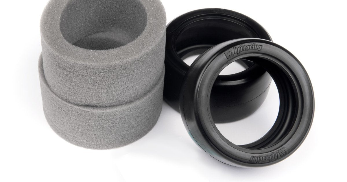 Front Slick Tire, for the Falken Azenis, 31mm (2pcs) - Model HPI109158 - HPI Racing