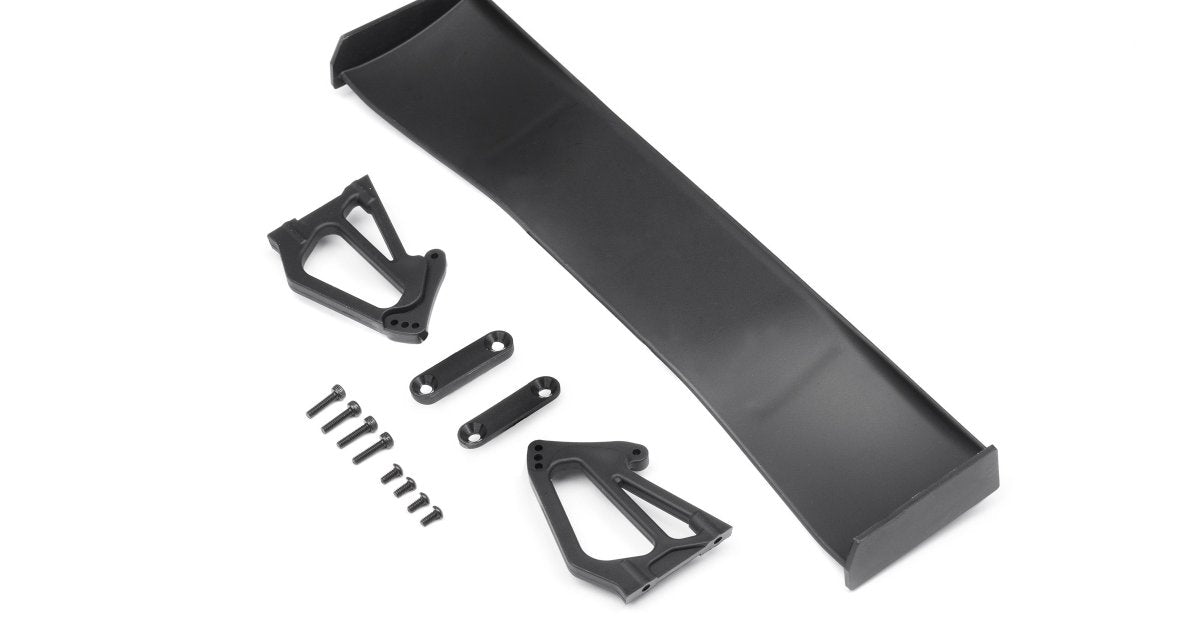 Black GT Wing Set, Type F, 10th Scale, for the Porsche 911 - Model HPI109159 - HPI Racing