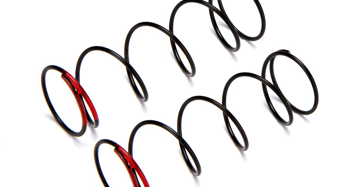 Shock Spring (Red, 68mm, 86.1gf, 2pcs) - Model HPI109811 - HPI Racing