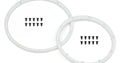 White Wheel Bead Lock Rings, for the Baja 5 (2pcs) - Model HPI110545 - HPI Racing