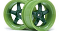 Green Work Meister S1 Wheel, 26mm in width, 6mm Offset (2pcs) - Model HPI111091 - HPI Racing
