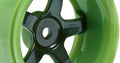 Work Meister S1 Wheel Green (9mm Offset/2pcs) - Model HPI111100 - HPI Racing