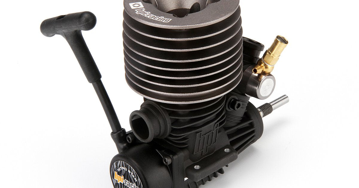 Nitro Star F4.6 V2 Engine, 4.6cc, Slide Carburettor, Rear Exhaust with Pullstart - Model HPI111595 - HPI Racing