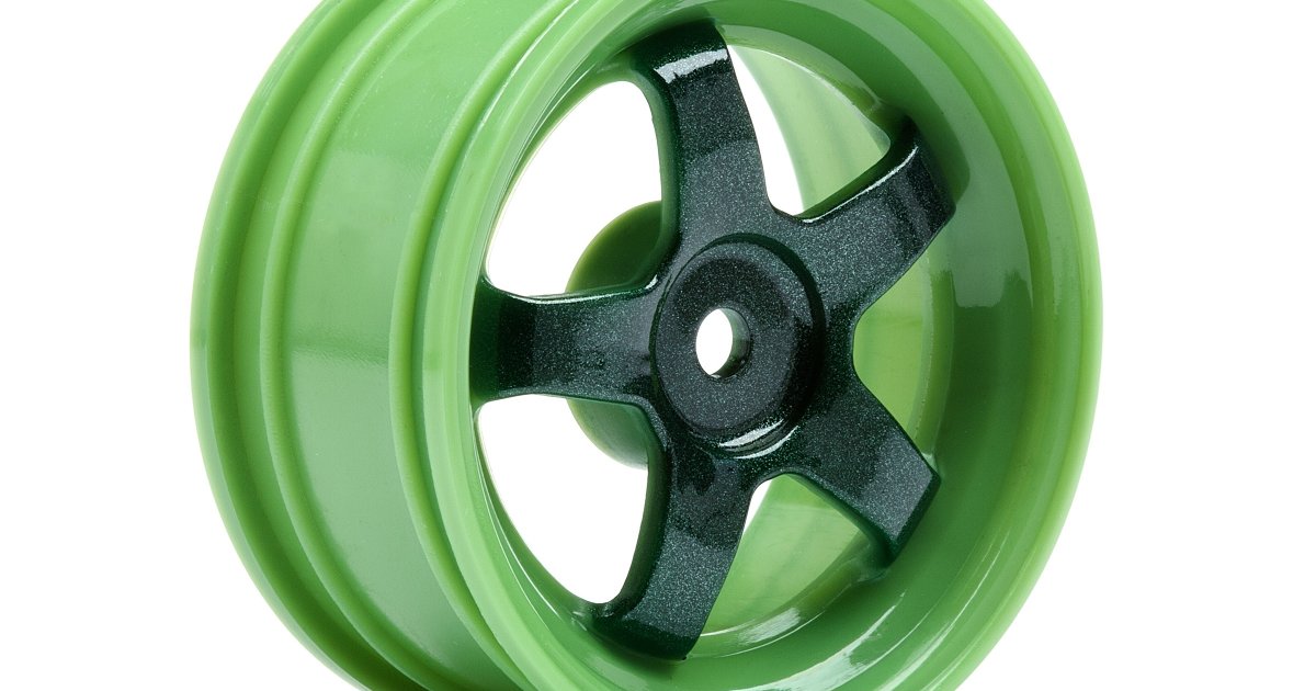 Green Work Meister S1 Wheel, 26mm in width, 0mm Offset (2pcs) - Model HPI113095 - HPI Racing