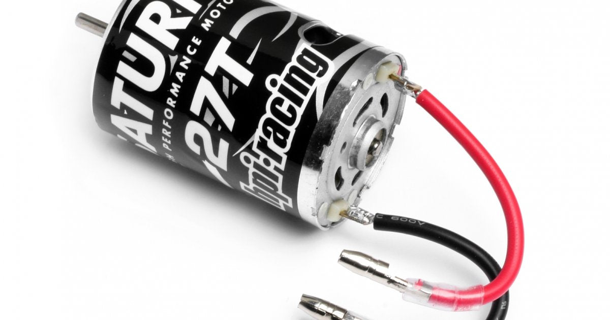 Saturn Motor 540 Type 27 Turn with Capacitor and Connector - Model HPI1144 - HPI Racing