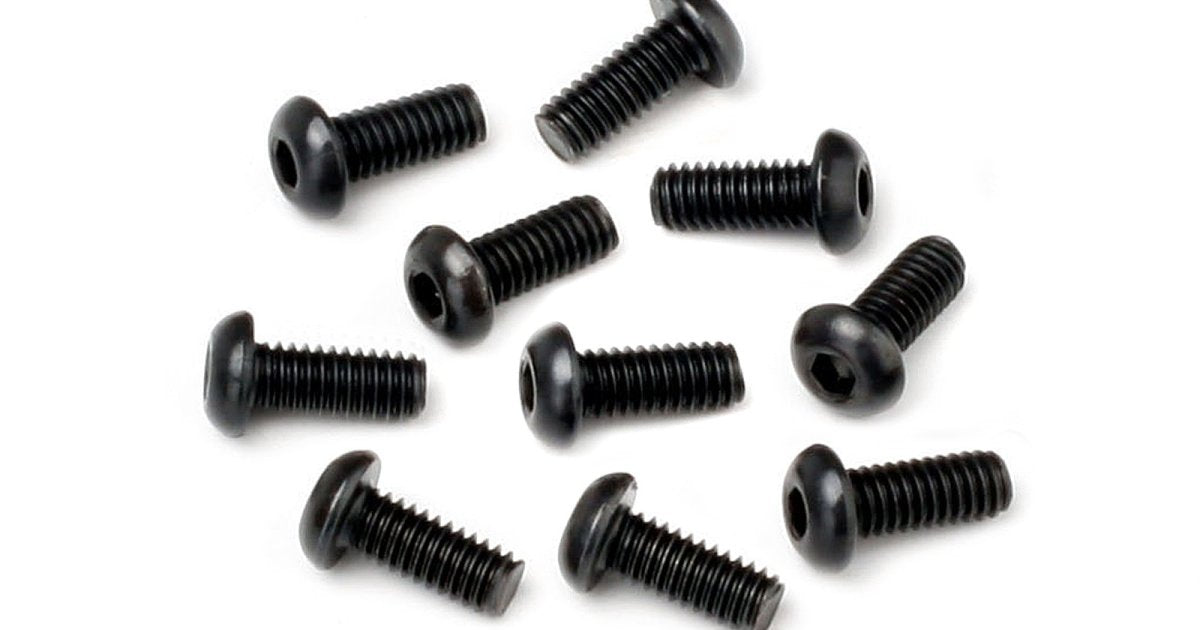 Button Head Screw, M2.5X6mm, Hex Socket, Jumpshot and Venture, (10pcs) - Model HPI114761 - HPI Racing
