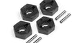 12mm Wheel Hex Hub Set, (4pcs), Jumpshot - Model HPI115308 - HPI Racing