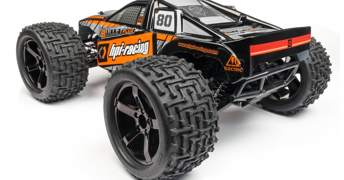Trimmed and Painted Bullet Flux ST Body, Black - Model HPI115509 - HPI Racing