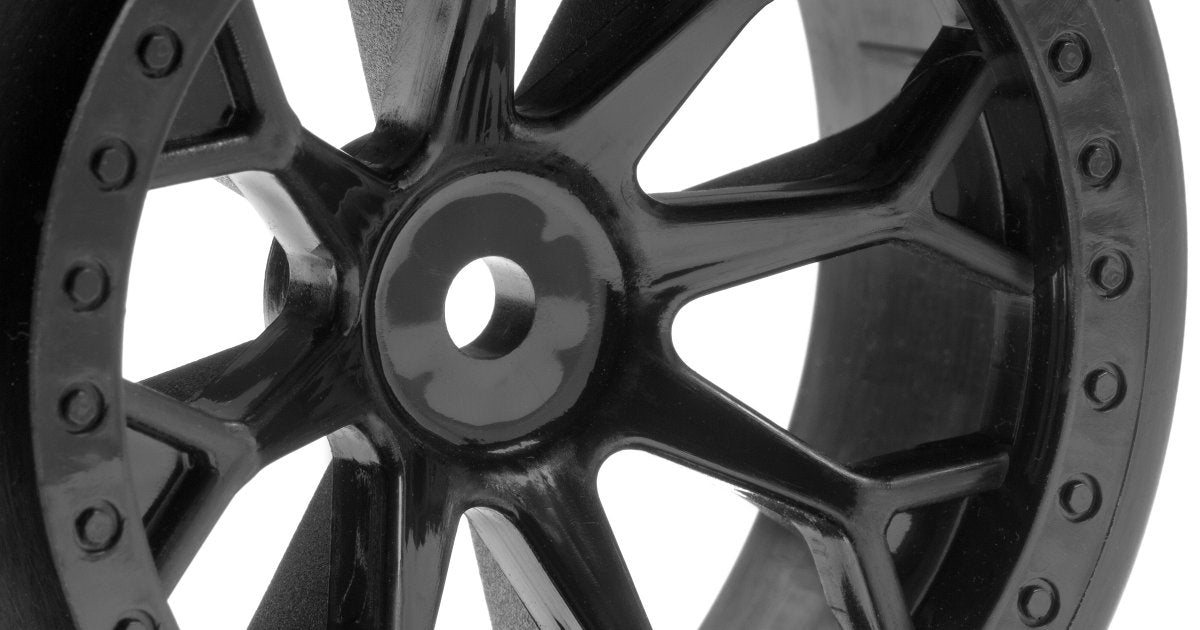 8-Shot SC Wheel, Black, Jumpshot SC, (2pcs) - Model HPI116521 - HPI Racing