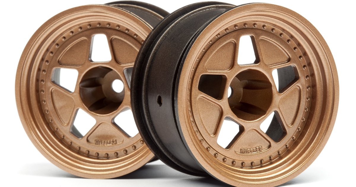 Tarmac R40 Wheel, Bronze, 52X31mm, 15mm Offset, (2pcs) RS4 Sport 3 - Model HPI116536 - HPI Racing