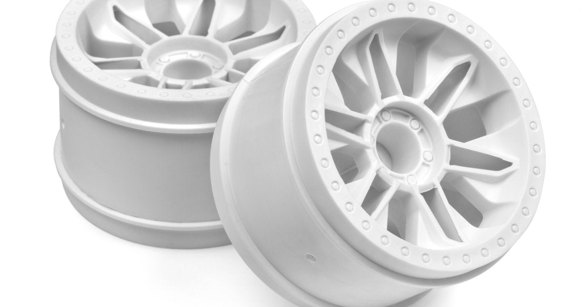 6-Shot Jumpshot ST Wheel, White, (2pcs) - Model HPI116738 - HPI Racing