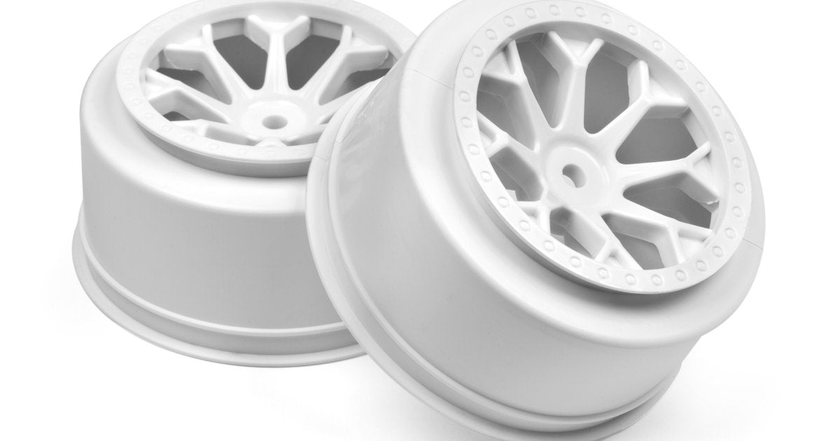 8-Shot Jumpshot SC Wheel, White, (2pcs) - Model HPI116741 - HPI Racing