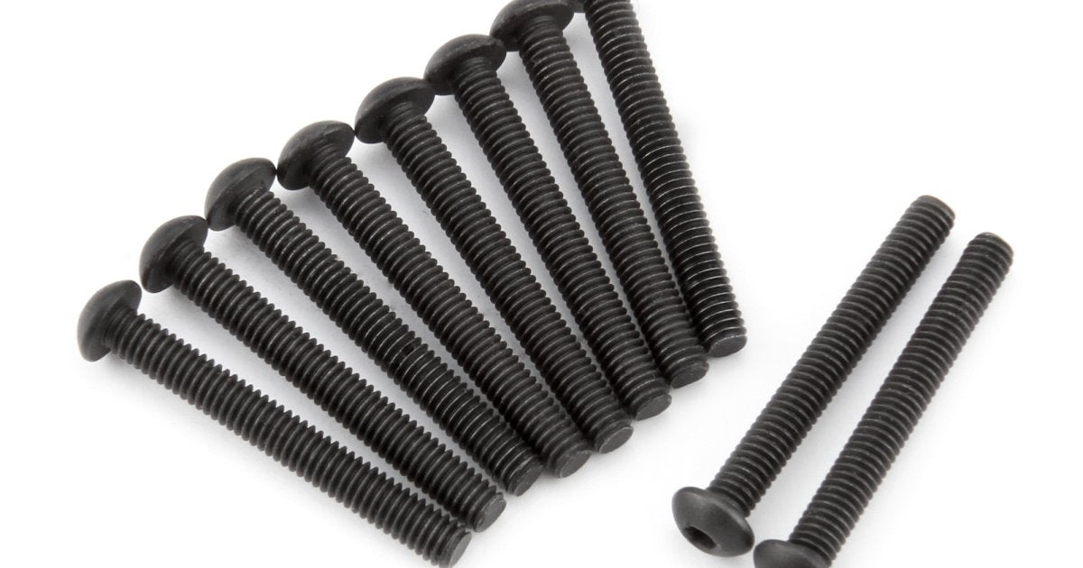 Button Head Screw, M2.5X20mm, Hex Socket, (10pcs), Venture Toyota - Model HPI116864 - HPI Racing