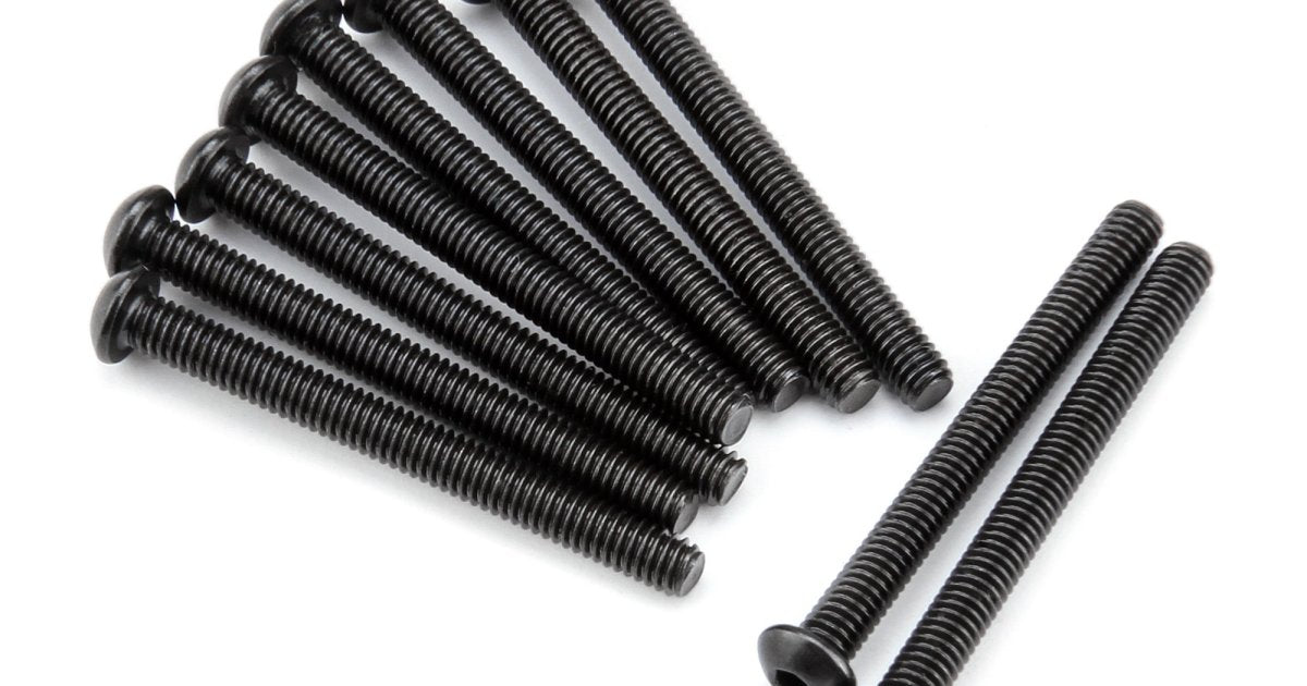 Button Head Screw, M2.5X25mm, Hex Socket, (10pcs), Venture Toyota - Model HPI116865 - HPI Racing