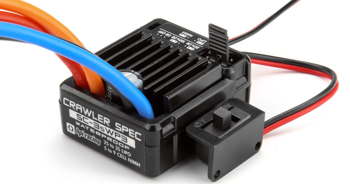 SC-3SWP3 Crawler Edition Brushed ESC, Venture Toyota - Model HPI117110 - HPI Racing