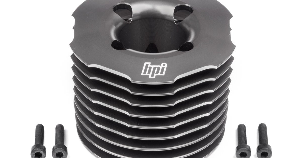 Aluminum Heatsink Head Gunmetal F5.9 - Model HPI117268 - HPI Racing