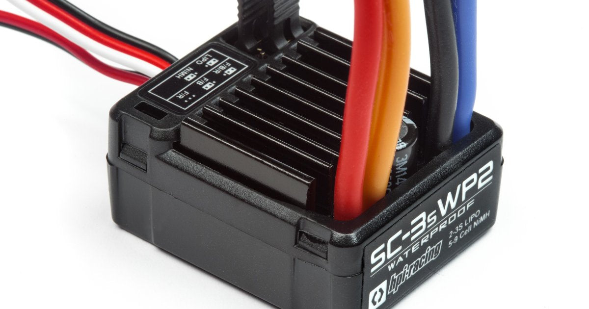 SC-3SWP2 Waterproof ESC With T-Plug - Model HPI120075 - HPI Racing