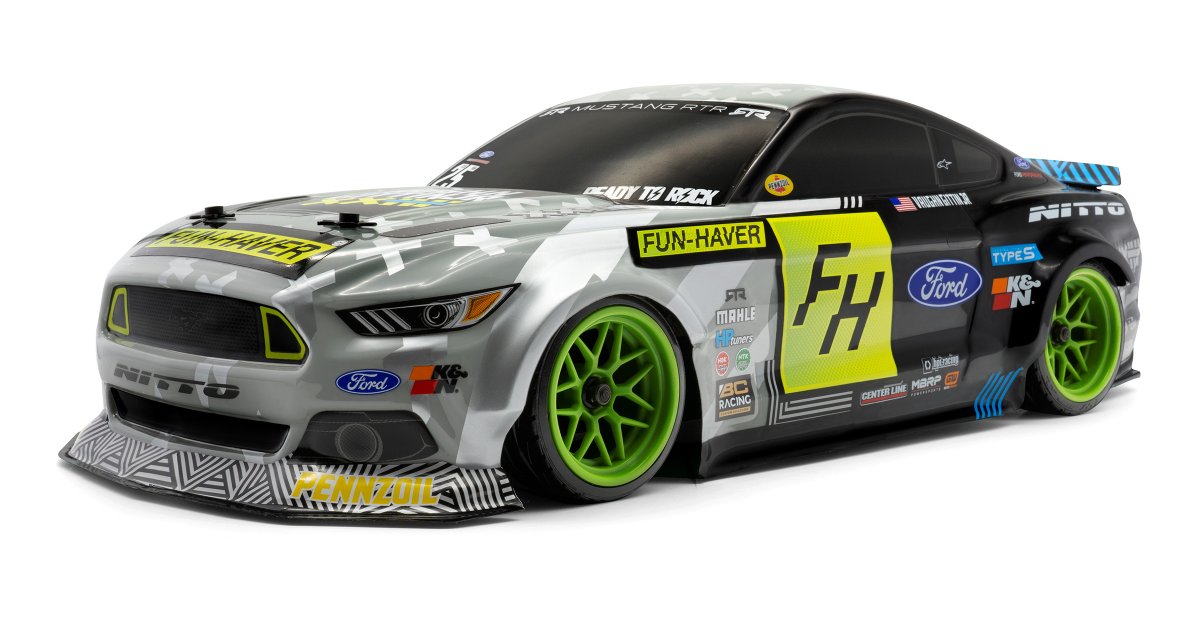 RS4 Sport 3 Drift VGJR Fun Haver Ford Mustang, V2, Ready To Run with Battery & Charger - Model HPI120094 - HPI Racing