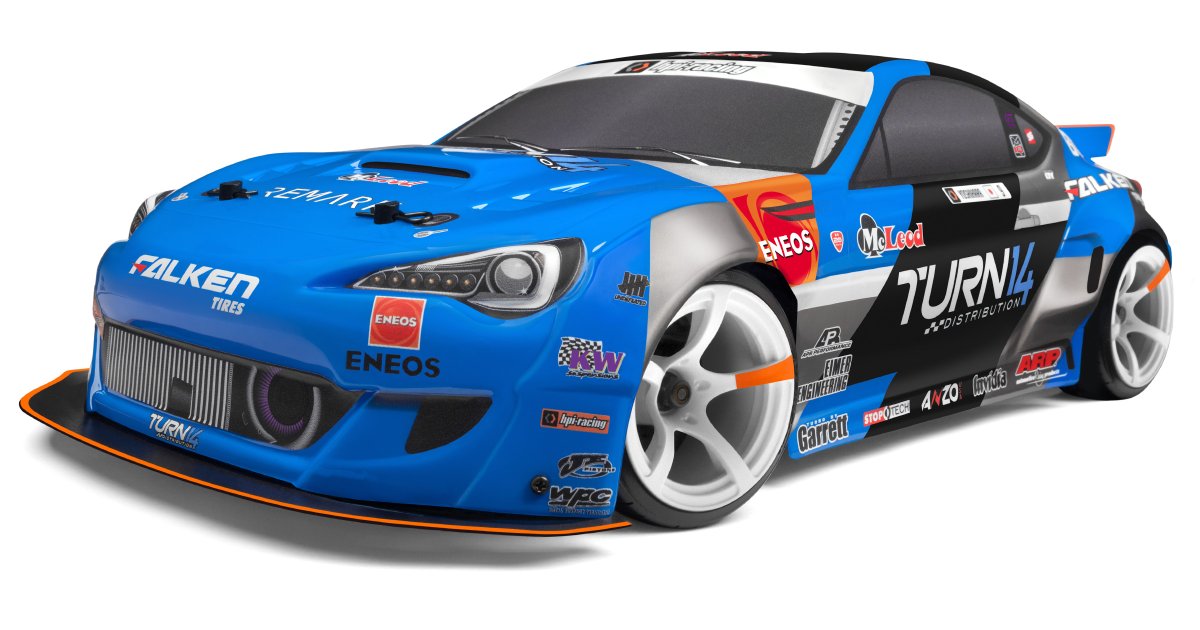 RS4 Sport 3 Drift Dai Yoshihara Subaru BRZ, Ready to Run with Battery & Charger - Model HPI120096 - HPI Racing