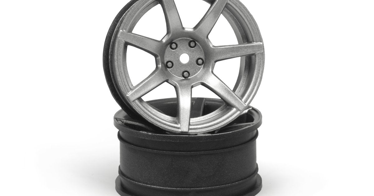 7Twenty Style55 Wheel Gunmetal (6mm/2pcs), for 1/10 Touring Cars - Model HPI120225 - HPI Racing