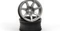 7Twenty Style55 Wheel Gunmetal (9mm/2pcs), for 1/10 Touring Cars - Model HPI120226 - HPI Racing