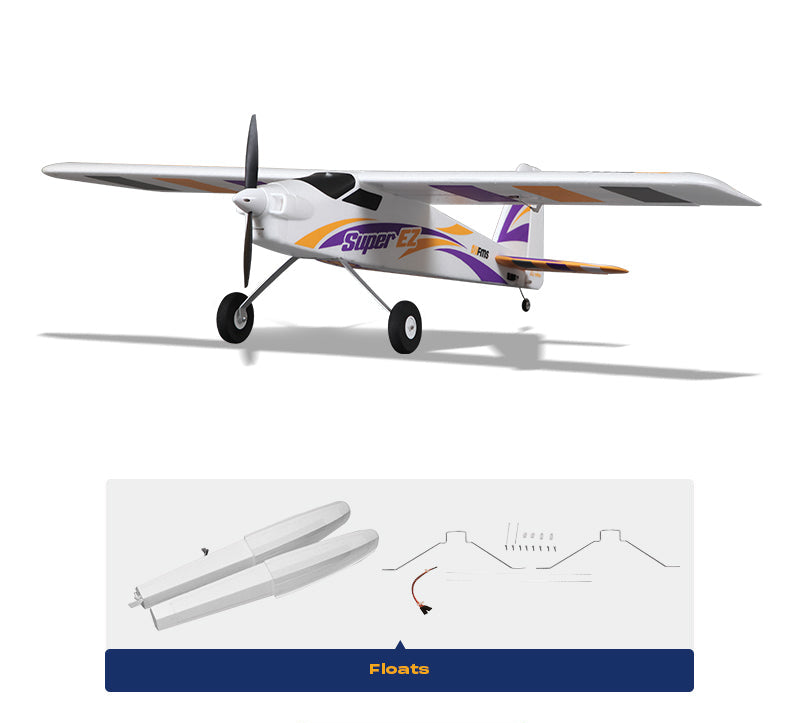 FMS 1220mm Super EZ V4 with Floats & Reflex V3 RTF / PNP