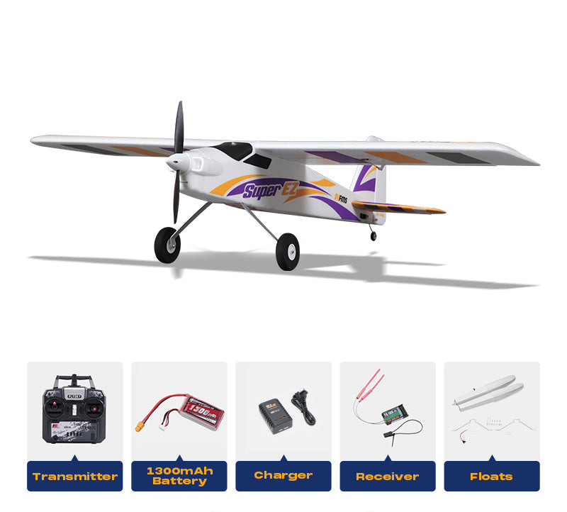FMS 1220mm Super EZ V4 with Floats & Reflex V3 RTF / PNP