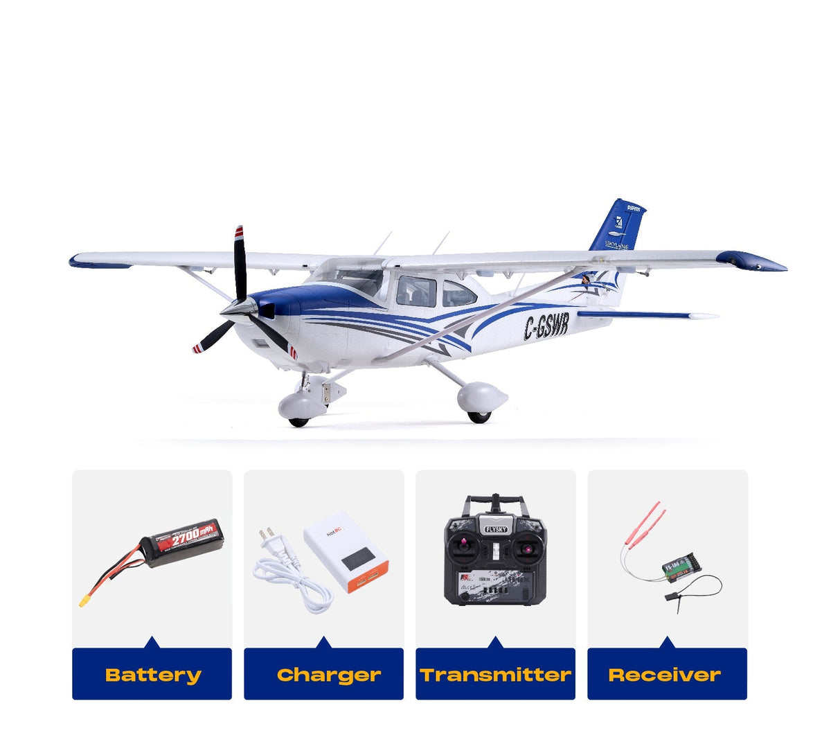 FMS 1500mm Cessna 182 RTF / PNP