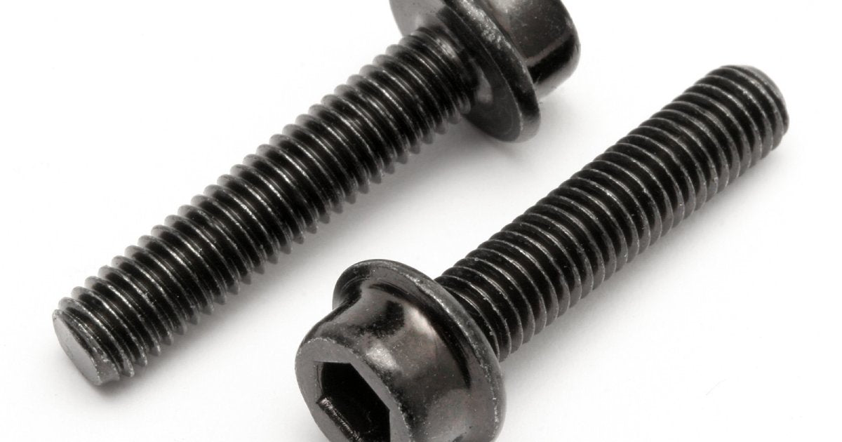 Flanged Cap Head Screw, M5X22mm, (2pcs), Fuelie 23 Engine - Model HPI15425 - HPI Racing