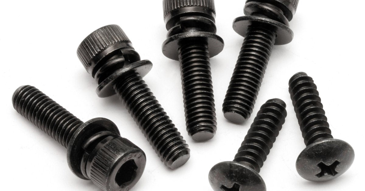 Flywheel Cover Screw Set, Fuelie 23 Engine - Model HPI15433 - HPI Racing