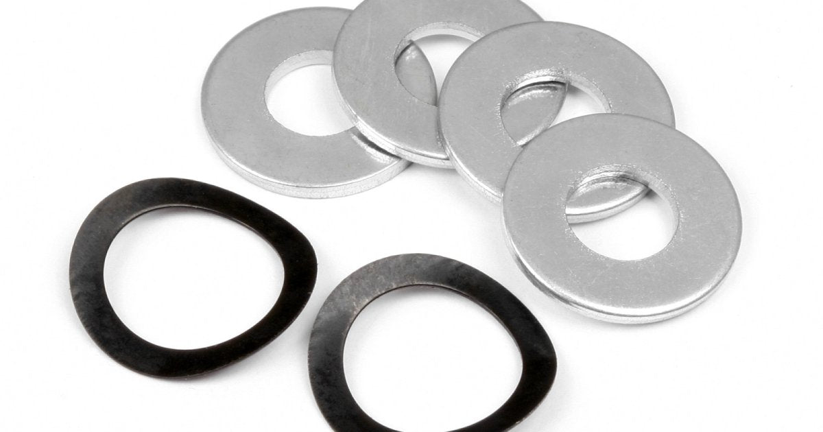 Clutch Shoe Washer, M6.4X14mm, (2 Sets), Fuelie 23 Engine - Model HPI15442 - HPI Racing