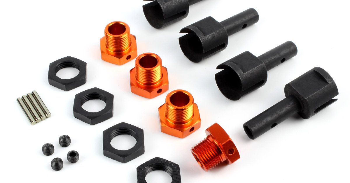 Savage X 17mm Hex Hub Conversion Set - Model HPI160140 - HPI Racing