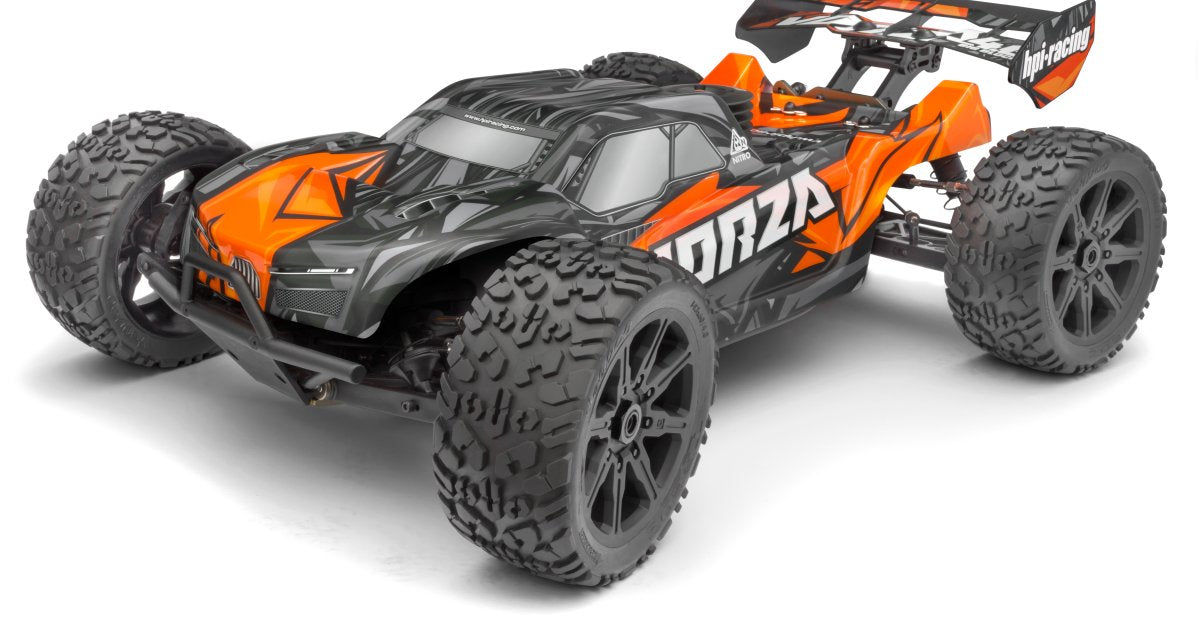 Vorza 4.6 Truggy, 1/8 Scale 4WD RTR Big Block Nitro w/2.4Ghz Radio System, Orange - Model HPI160180 - HPI Racing