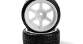 Falken Azenis Drft Tire/HRE C106 Wheel White 4pcs - Model HPI160248 - HPI Racing