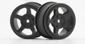 Vintage TA2 26mm Black 0mm Offset (2pcs) - Model HPI160336 - HPI Racing