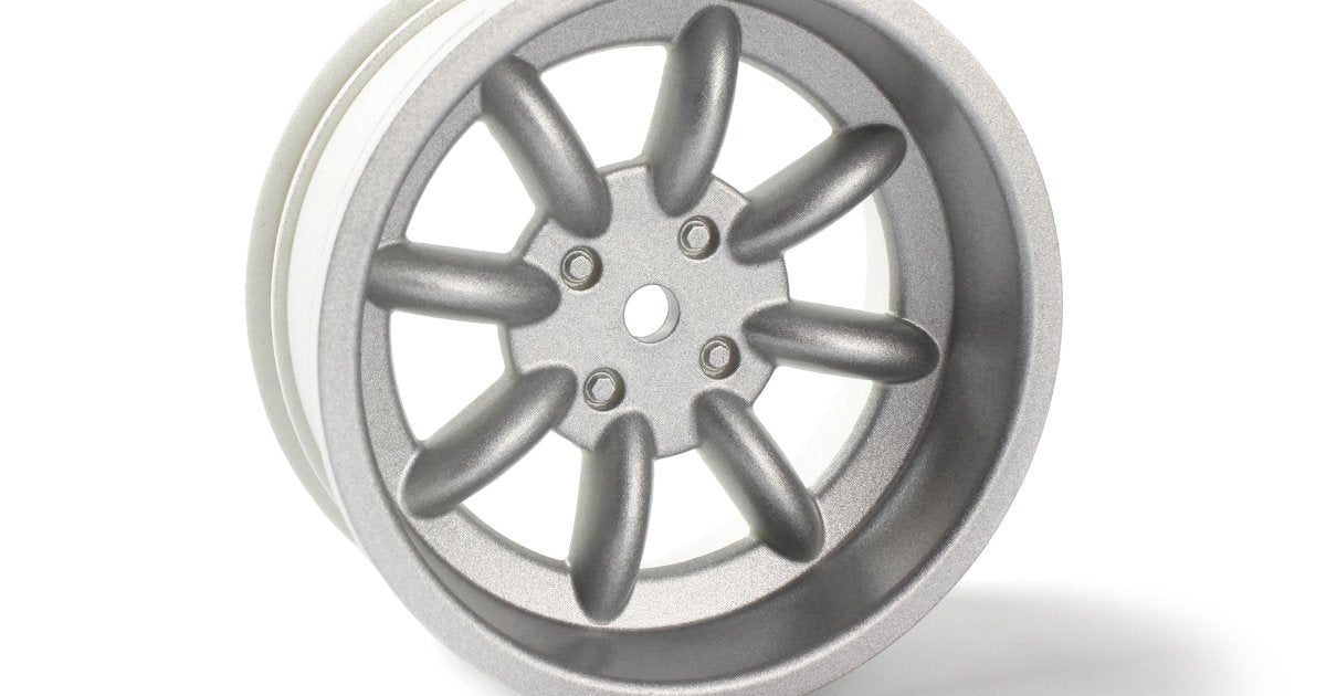 FS-15 Sport 8 Spoke Wheel Silver 26mm (OS 6mm/Pr) - Model HPI160541 - HPI Racing