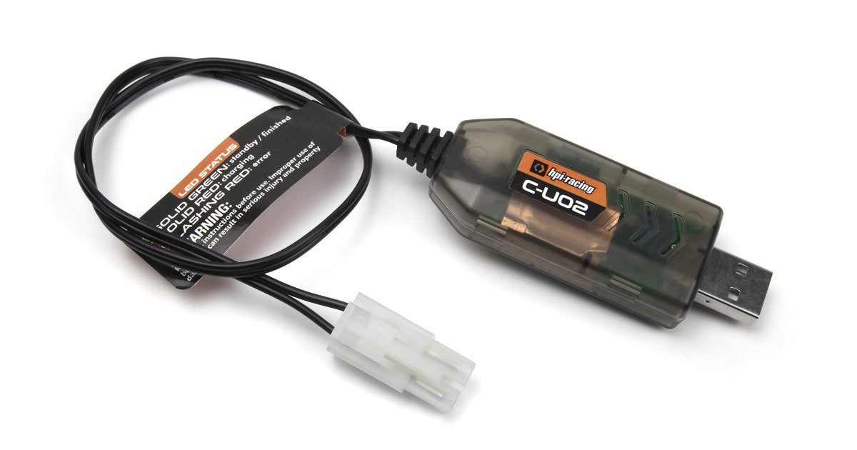 C-U02 USB 500MaH 2-8Cell NiMH Charger - Model HPI160775 - HPI Racing