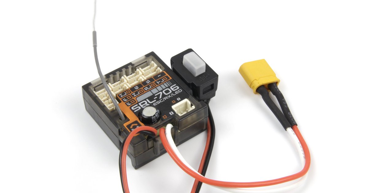 SRL-706 3-in1 ESC/RX/LED Controller for Venture 18 Toyota Hilux - Model HPI160832 - HPI Racing