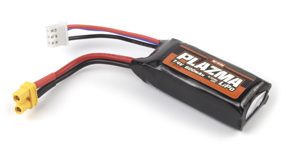 Plazma 7.4V 600mAh 10C LiPo Battery Pack for Venture18 - Model HPI160838 - HPI Racing