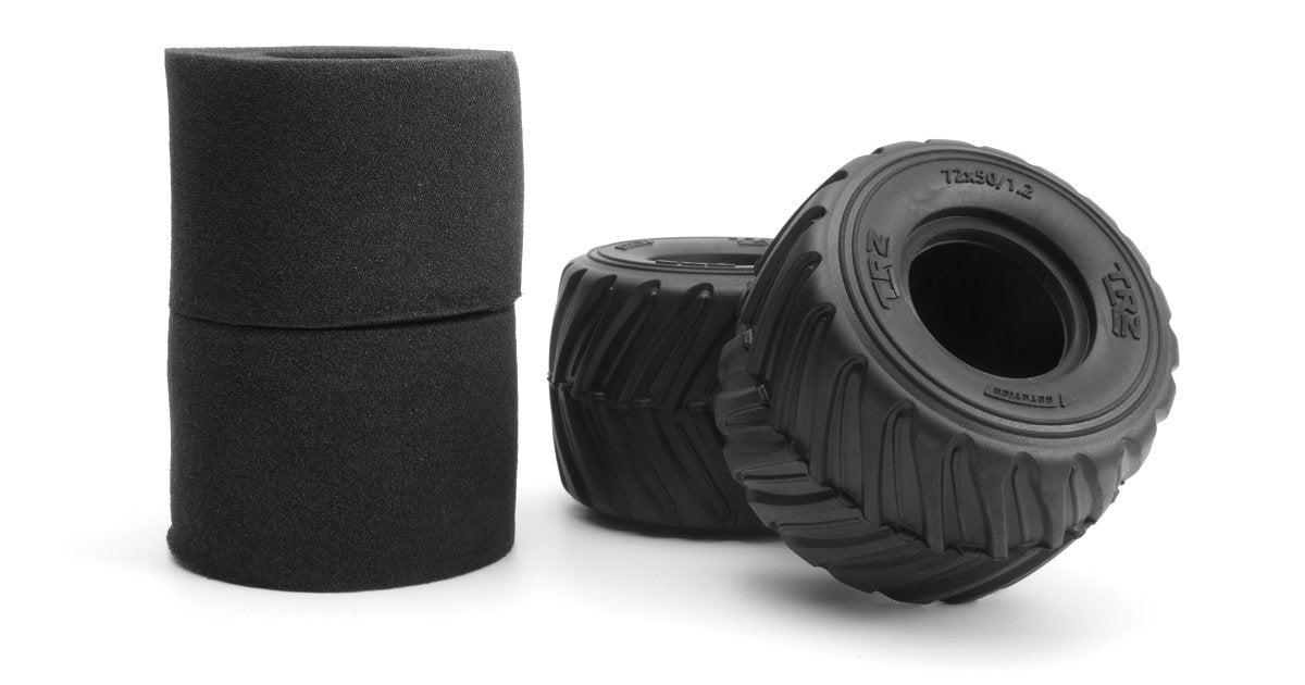Tredz TRZ Tire 72x50/1.2in (4pcs) for Mini King Flux Big Kahuna Bronco 4400 - Model HPI160880 - HPI Racing