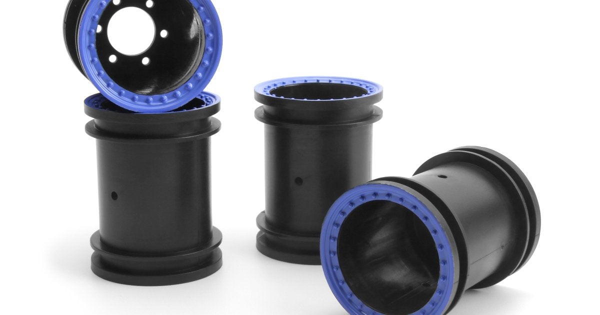 MT-1 Wheel 1.2in (Blue/4pcs) for Mini King Flux Big Kahuna Bronco 4400 - Model HPI160881 - HPI Racing