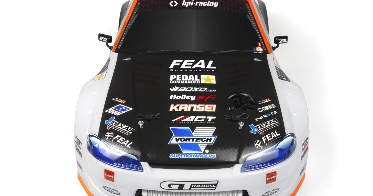 Nissan Silvia S15 Aurimas 'Odi' Bakchis Printed Body (200mm) - Model HPI160931 - HPI Racing
