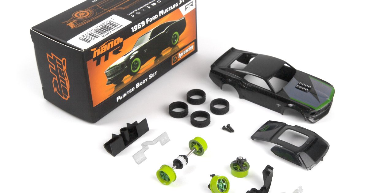 nano-TTR 1969 Ford Mustang RTR-X Painted Body Set - Model HPI160979 - HPI Racing