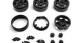 CC-6 Beadlock Wheel 1.3in (Black/4pcs) - Model HPI161114 - HPI Racing