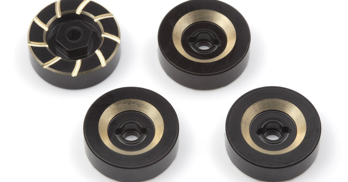 7mm Hex Hub Weight Set (Brass / 4pcs), for Venture18 - Model HPI161151 - HPI Racing