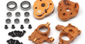 Aluminum Portal Steering Spindle Set (Orange), for Venture18 - Model HPI161160 - HPI Racing