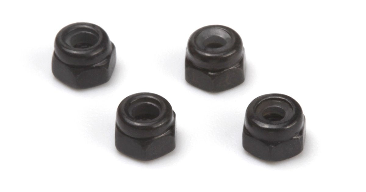 Lock Nut M2 (Black/4pcs) - Model HPI161187 - HPI Racing