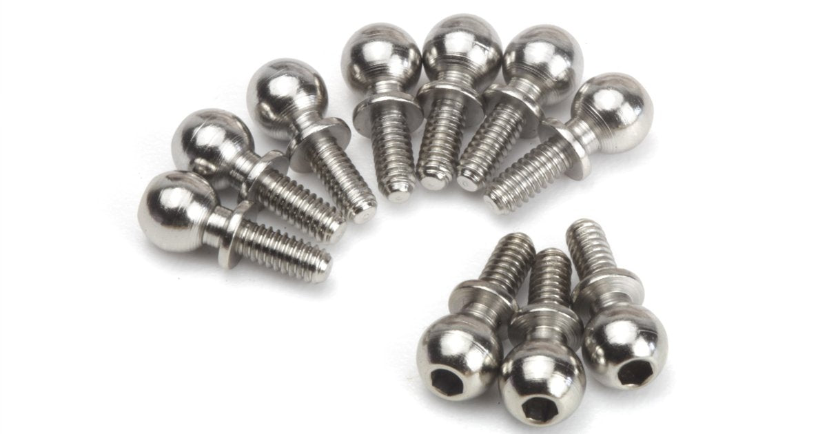 Ball Stud 4x9.7mm (10pcs)  for Mini King Flux Big Kahuna Bronco 4400 - Model HPI161197 - HPI Racing