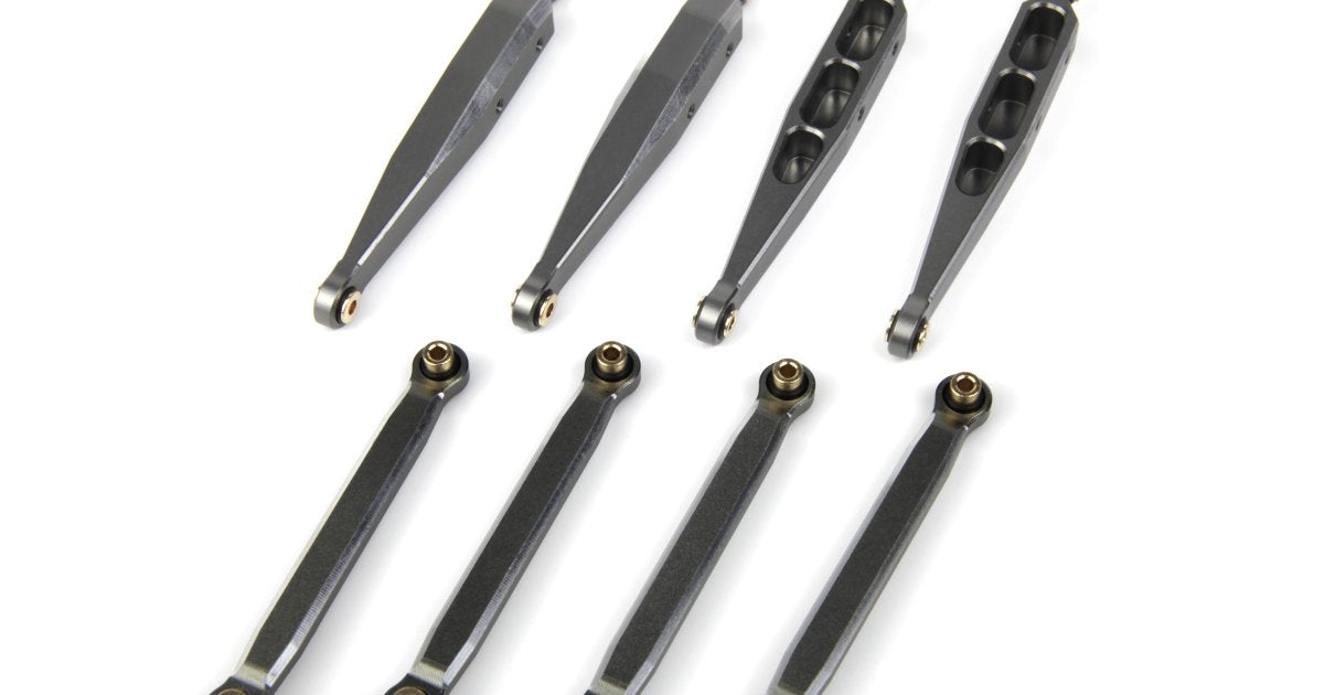 Aluminum Suspension Link Set (Gunmetal) - Model HPI161413 - HPI Racing