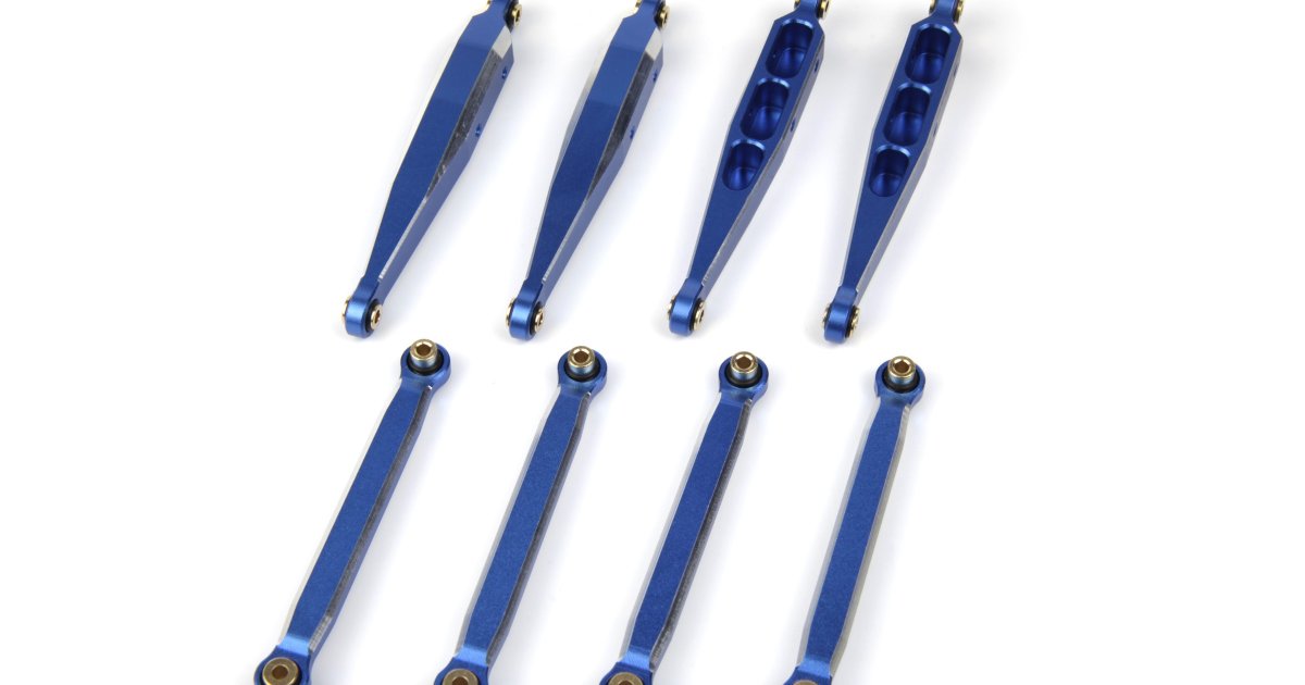 Aluminum Suspension Link Set (Blue) - Model HPI161424 - HPI Racing